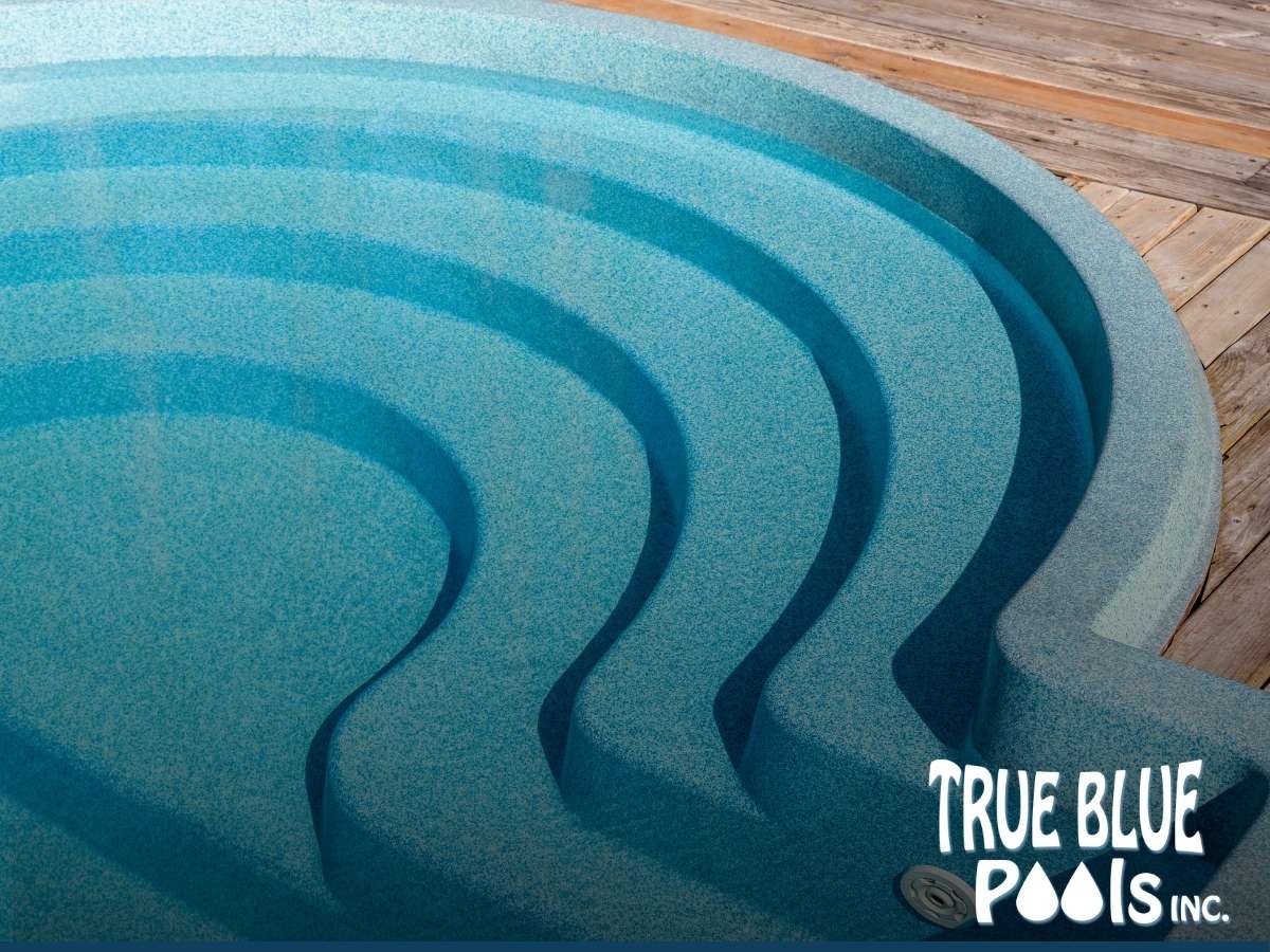 Beautiful Concrete Pool Resurface With Mini Pebbles In Tempe, Arizona