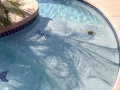 Baja steps and beach entry pool remodel in Tempe, AZ — True Blue Pools
