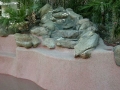 Rock waterfall on a Mesa custom pool remodel by True Blue Pools