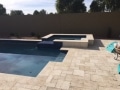 Huber custom pool spa — True Blue Pools spa gallery (11)