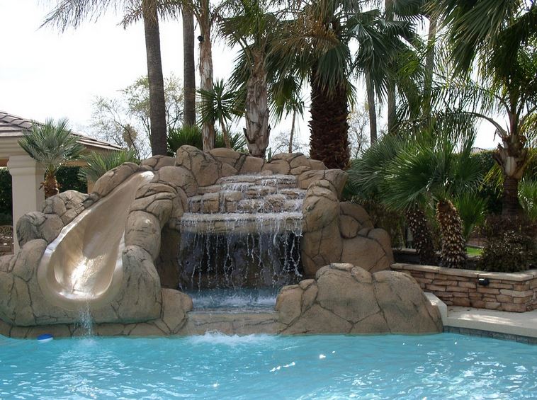 Waterslide pool builders in Gilbert, Arizona