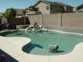 Tempe custom remodeled freeform pool