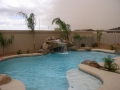 Custom Freeform Pool with Waterfall in Tempe