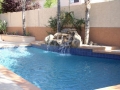 Water Fountain Custom Pool Remodel