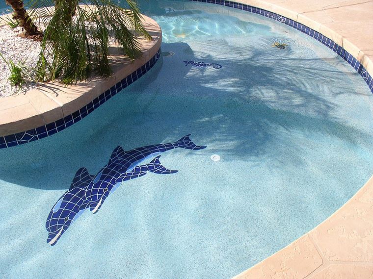 Custom pool mosaics in Chandler, Arizona