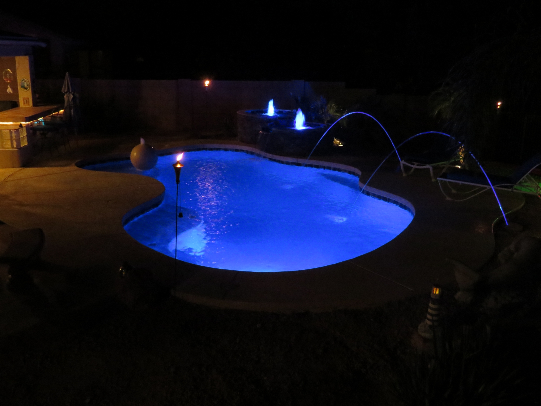 Custom pool lighting company in Tempe, Arizona