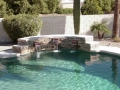 Gilbert Custom Pool Remodel with Waterfall.