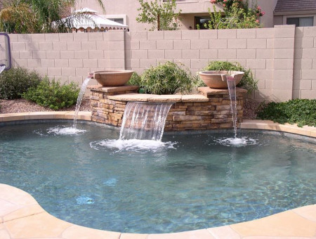 Waterfall and Fountain Custom Remodel