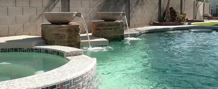 Professional swimming pool and spa custom building services in Gilbert Arizona