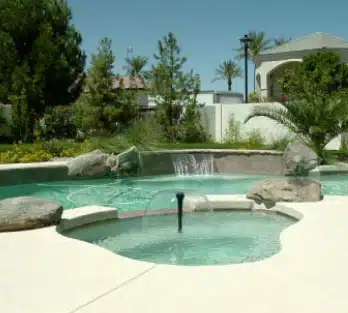 Custom Pool With Water Features In Troon North