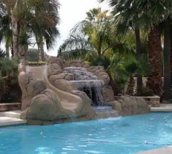 Custom Pool Installation In The Cooper Commons Area, Chandler