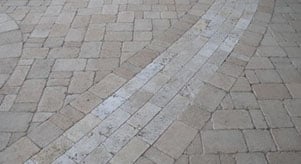 Paver and Travertine Pool Decking Design